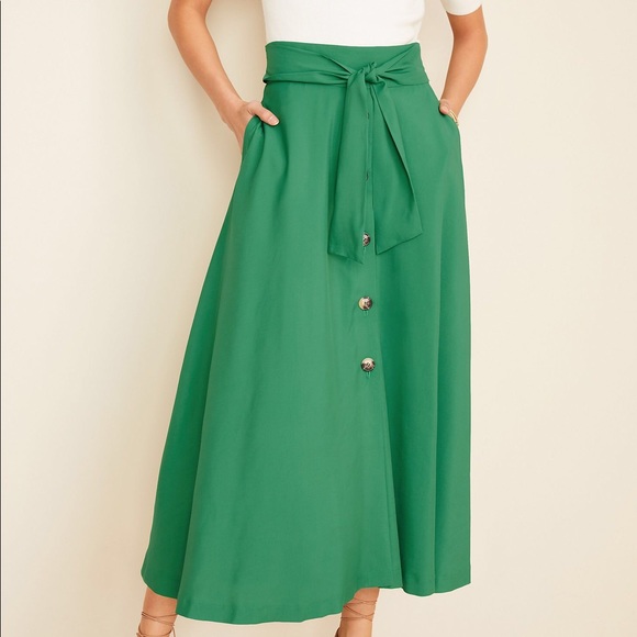 Ann Taylor Dresses & Skirts - Amazing Ann Taylor Tie Waist Midi Skirt- NWT!